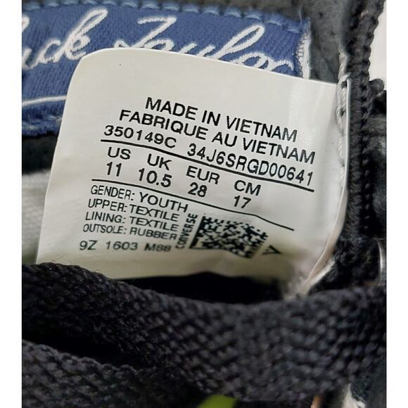 Converse All Star Chuck Taylor Shoes 350149C Youth US Size 11 UK10.5 17 cm - Picture 6 of 6